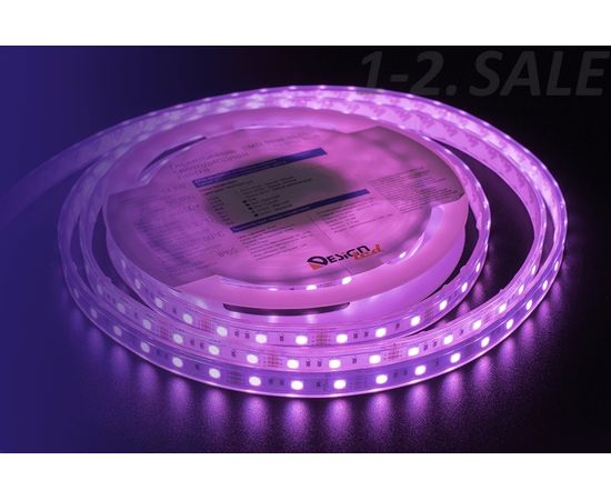 772624 - SWG/Design LED Лента св/д 12V DSG 5050 RGB 60L-12V-IP65 RGB 300LED 14.4W/m LUX (5м цена за метр) (7)