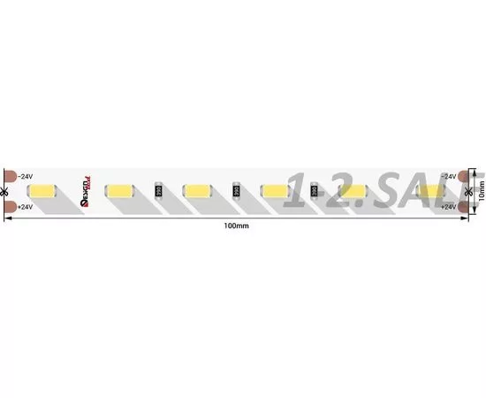 772635 - SWG/Design LED Лента св/д 24V DSG 5730 W 60L-V24-IP33 6500K 6K 300 LED 14.4W/m (5м цена за метр) (2)