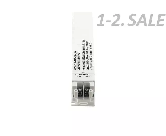 773504 - SWG/Lumker Блок питания(драйвер) для св/д ленты сверхтонкий L LUX 240W IP20 24V 3 года L-240-24-LUX (2)