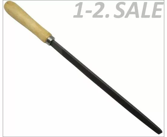 729602 - 3-ON Напильник с деревянной ручкой №2, трехгранный, 150 мм, 04-05-150 (2)