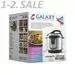 601198 - Мультиварка-скороварка Galaxy GL-2651, 900Вт, 5л, 8прогр.чаша антипригар.,таймер, эл.упр,черн/сталь (8)