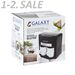 645326 - Кофеварка Galaxy GL-0708 черная, 750Вт, 2 чашки (объем 0,3л), съемн.многоразовый фильтр (6)