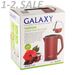 645331 - Чайник электр. Galaxy GL-0318 красный (диск, 1,7л) 2кВт, двойной корпус, нерж.сталь/пластик (6)