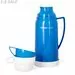 552962 - Термос Венеция стекл.колба/пластик, узкое горло, 1л, чашки 2шт, синий, арт.60030 Master House (3)