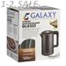 738228 - Чайник электр. Galaxy GL-0323 черный (диск 1,7л), 2кВт, двойной корпус, нерж.сталь/пластик (8)