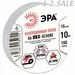 509600 - ЭРА изолента ПВХ 15/10 белая 0.15х15 мм, 10м 190% растяж. 3874 (1)