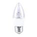 523096 - Лампа св/д Ecola свеча прозрачная E27 7W 2700K 103x37 пласт./алюм. Premium C7QW70ELC (1)