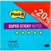 632919 - Блок-кубик Post-it Super Sticky 654-6SSBP  Воздух  76х76, 6бл х 90л. (3)