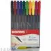 701046 - Линер  0,4мм набор из 10цв./уп. Kores 685062 (2)