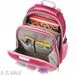 701595 - Ранец №1 School   Basic  Flamingo, 2 отд., ортоп.спинка, экокожа, светящ. кант 975130 (6)