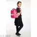 701595 - Ранец №1 School   Basic  Flamingo, 2 отд., ортоп.спинка, экокожа, светящ. кант 975130 (9)