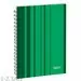701750 - Бизнес-тетрадь Аttache Сoncept А5/120л,тв.переплет на спирали,кл.,зел. 600408 (2)