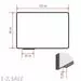 702497 - Доска стеклянная магнитная, 90х120,Attache, белый 875509 (3)