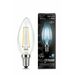 581767 - Gauss Filament лампа Свеча E14 5W(450lm) 4100K 4K 97x35 филамент (нитевидная), прозр. 103801205 (1)