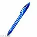 754123 - Ручка гелевая BIC Gelocity Quick Dry синий,автомат.0,35мм,прорезин.корпус 1009305 (2)