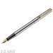 754175 - Ручка перьевая DIPLOMAT Traveller stainless steel gold F синий D10057453 1006793 (3)