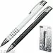 754276 - Ручка шариковая Attache Selection Black and White синий.ст., авт., 2шт/бл. 1038974 (2)
