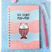 754832 - Блокнот Be Smart 102х142мм, 80л,клетка, мягк, спираль. Mur-mur, рыба N1235 824405 (3)