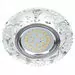 621222 - Ecola LD7071 MR16 GU5.3 св-к Круг Розы подсветка 4K Прозр./Хром 25x95 FT16CREFB (10!) (1)