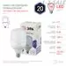 642684 - ЭРА стандарт высокомощн. E27 20W(1600lm) 6500K 6K 144x80 POWER T80-20W-6500-E27 3665 (3)