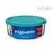687105 - Bormioli Rocco контейнер стекло Frigoverre круглый d-18 см, 1250 мл, с синей крышкой B388450 (4)