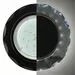 676829 - Ecola GX53 H4 LD5313 св-к Стекло Круг с вогн.гран.подсв. 4K Черный-Хром черн 38x126 SP53RCECH (10!) (1)
