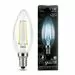 677158 - Gauss Filament лампа Свеча E14 11W(750lm) 4100K 4K филамент (нитевидная) прозр. 103801211 (1)