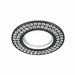 496622 - Gauss CA035 св-к встр. MR16 Круг стразы в два ряда 90(60)x30 Крист./Черный (1)