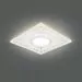 599723 - Gauss BL127 св-к встр. Gu5.3, 3W 3000K 4K квадрат белый 190x190 (1)