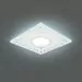 599724 - Gauss BL128 св-к встр. Gu5.3, 3W 4000K 4K квадрат белый 190x190 (1)