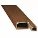 458589 - EKF кабель-канал ПВХ темное дерево (дуб) 25х25 2м (цена за 1м) (32м в уп.) kk-25-25d (1)