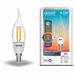 784715 - Gauss Filament Свеча на ветру СF35 E14 димм. 4.5W(470lm) 2K-4K-6K прозр. филам(нит) Wi-Fi Smart Home (1)
