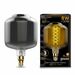784799 - Gauss Filament DL180 8W(300lm) 2400K 2K E27 gray flexible филамент (нитевидная) 164802008 (1)