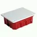 836206 - Stekker Коробка монтажная для полых стен с крышкой IP20 красный 120x92x45 EBX30-02-1-20-120 49008 (1)