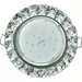 554177 - Ecola GX53 H4 св-к Стекло Круг c крупными стразами конус хром фон зерк. 52x120 FK53RGECB (10!) (2)