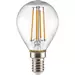 617380 - Ecola шар G45 E14 6W 4000K 4K прозр. 78x45 филамент (нитевидная), 360° Premium N4PV60ELC (10!) (2)