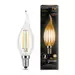 645941 - Gauss Filament Свеча на ветру E14 7W(550lm) 2700K 2K 120x35 филамент (нитевидная) прозр. 104801107 (2)