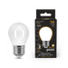 645963 - Gauss Filament лампа Шар G45 E27 5W(420lm) 2700K 2K 80x45 филамент (нитевидная), матов. 105202105 (2)