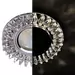 677062 - Ecola MR16 GU5.3 LD1661 св-к Стекло Круг стразы Гребенка подсвет. 4K Хром-зерк 42x95 SK16RCEFB (10!) (2)