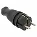 697214 - EKF PROxima вилка прямая каучук 2P+PE 1x16A IP44 RPS-011-16-230-44-r (Турция) (2)