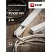 424742 - EKF кабель-канал ПВХ белый 20х10 2м (цена за 1м) (96м в уп.) kk-20-10 (4)