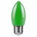 694391 - Feron лампа св/д свеча C35 E27 1W(220°) зеленая матовая 85x35 д/гирлянды Белт Лайт LB-376 25926 (3)