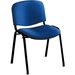 57902 - Мебель UA Стул Rio (ИЗО) синяя ткань, каркас черный 18542 (2)