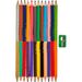 148034 - Карандаши цветные 24цв 12шт 3-гран,двустор с точилкой 93212. Kores 128906 (4)