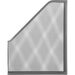 580628 - Вертикальный накопитель Attache металл. сетка, ширина 72мм(серебро) 383301 (5)