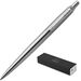 631702 - Ручка шариковая PARKER 2017 Jotter Сталь 1953170 синяя средняя Франция (2)