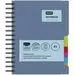 701723 - Бизнес-тетрадь A5,200л,кл,греб Attache Selection Office book синий металлик 888112 (2)