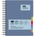 701717 - Бизнес-тетрадь A4,200л,кл,греб Attache Selection Office book синий металлик 888113 (3)