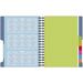 701717 - Бизнес-тетрадь A4,200л,кл,греб Attache Selection Office book синий металлик 888113 (5)