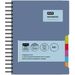 701717 - Бизнес-тетрадь A4,200л,кл,греб Attache Selection Office book синий металлик 888113 (2)